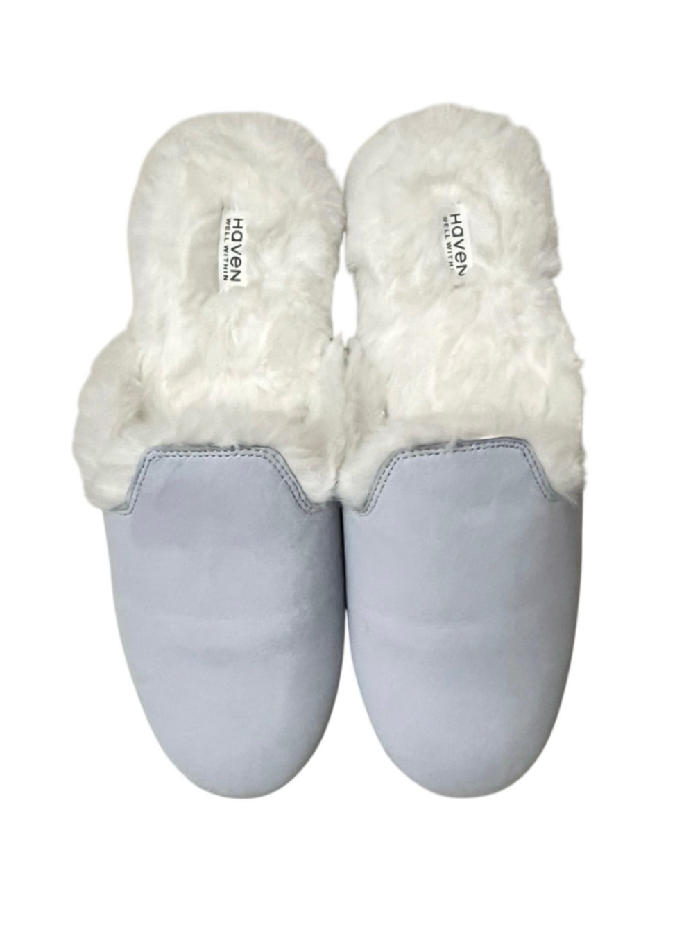 Haven Well Within Slippers Women’s Sz 10 100% Suede Leather with Faux Fur lining